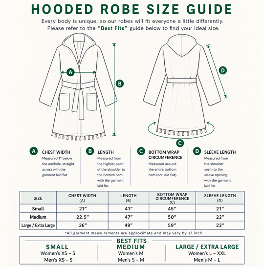 Coastal Humpback Hooded Robe- Seafoam Blue