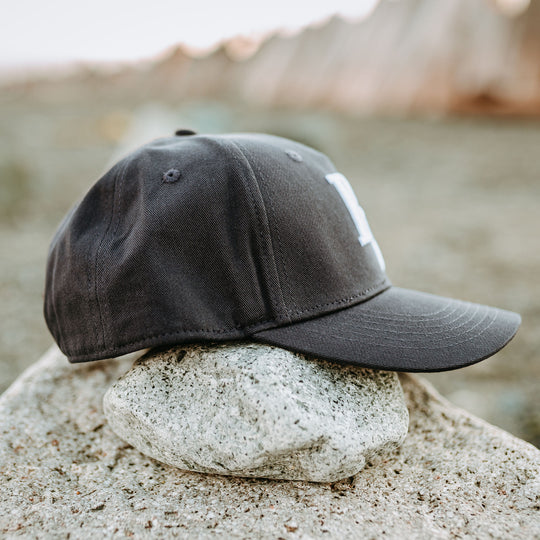 BC Baseball Snapback Hat- Charcoal