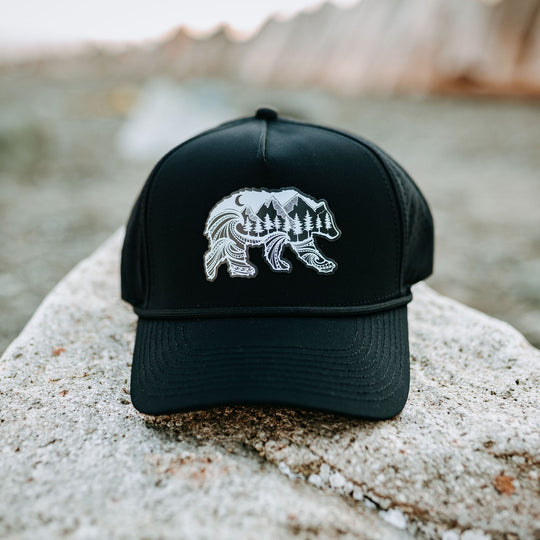 Spirit Bear Performance Hat- Black