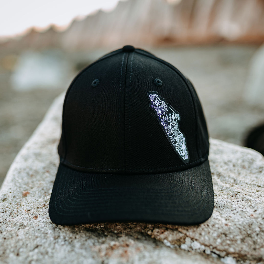 Vancouver Island Classic Flex Hat- Black