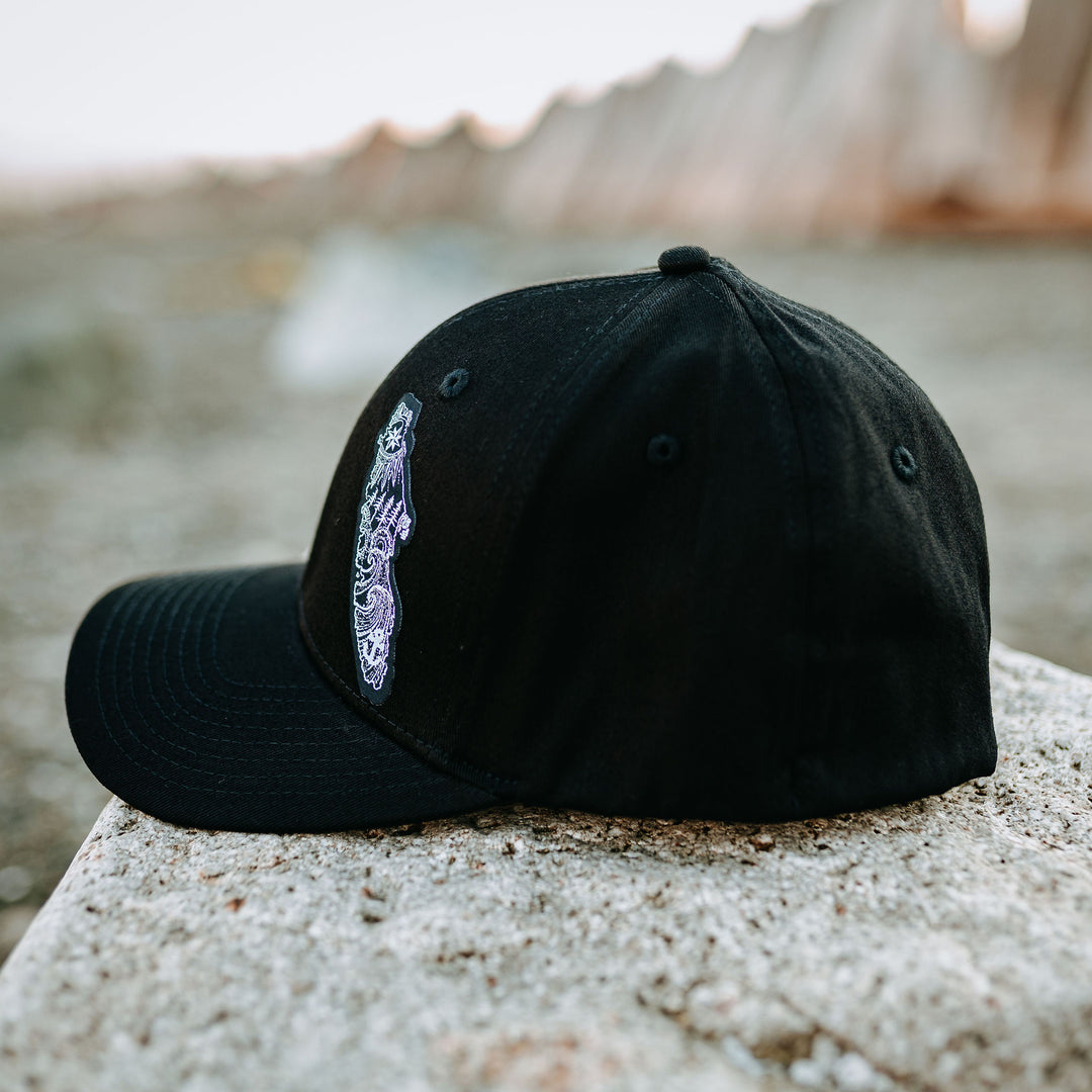 Vancouver Island Classic Flex Hat- Black