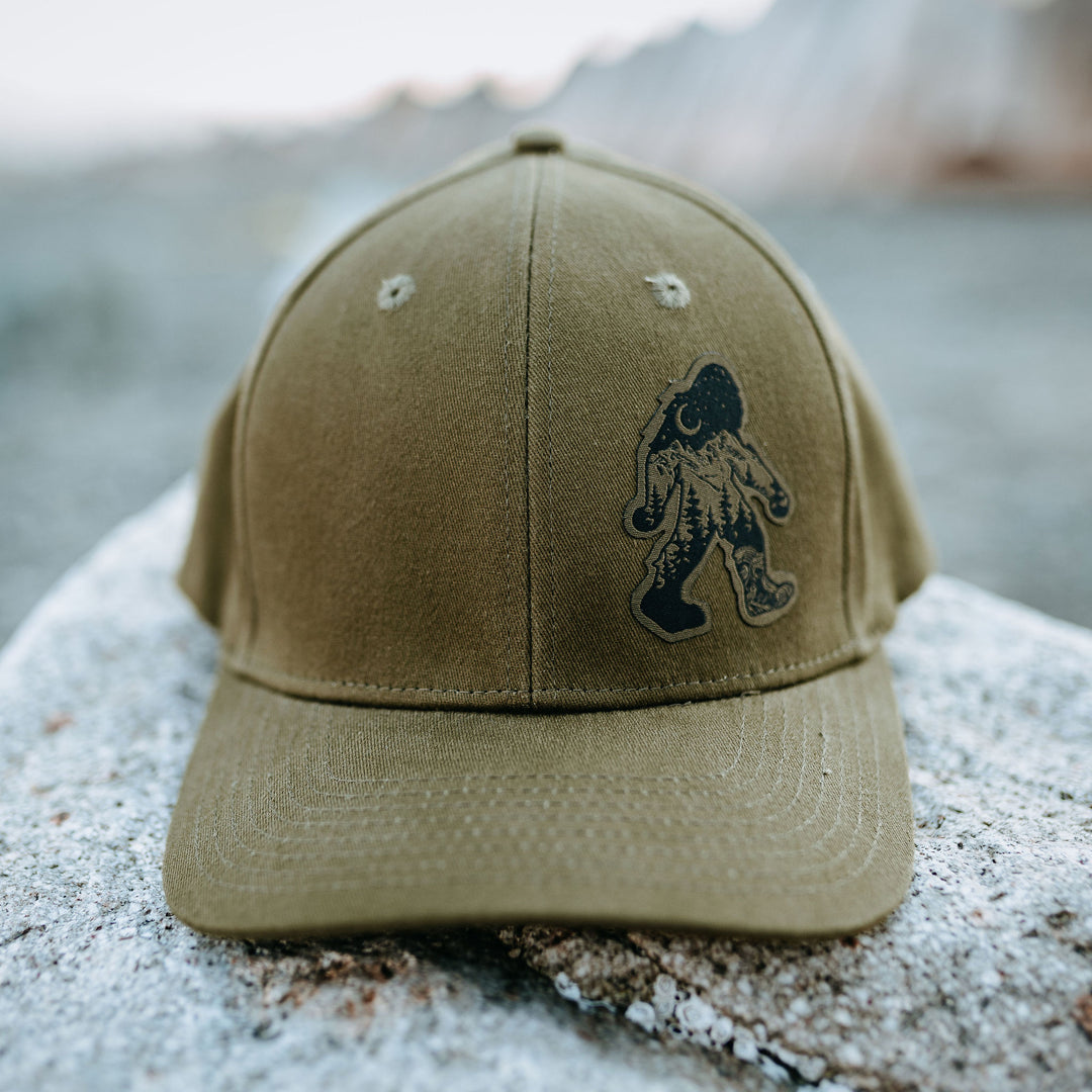 Nature Sasquatch Classic Flex Hat- Olive
