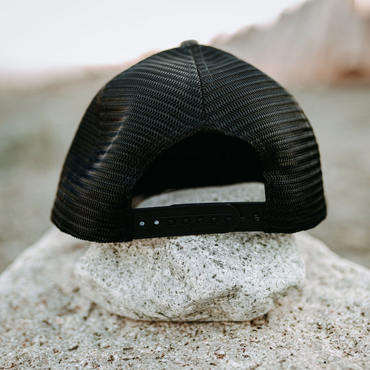 Salmon Trucker Hat- Brown/Black