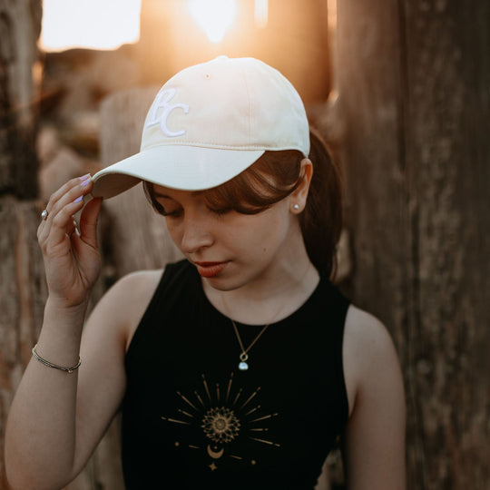 BC Unstructured Baseball Hat- Natural