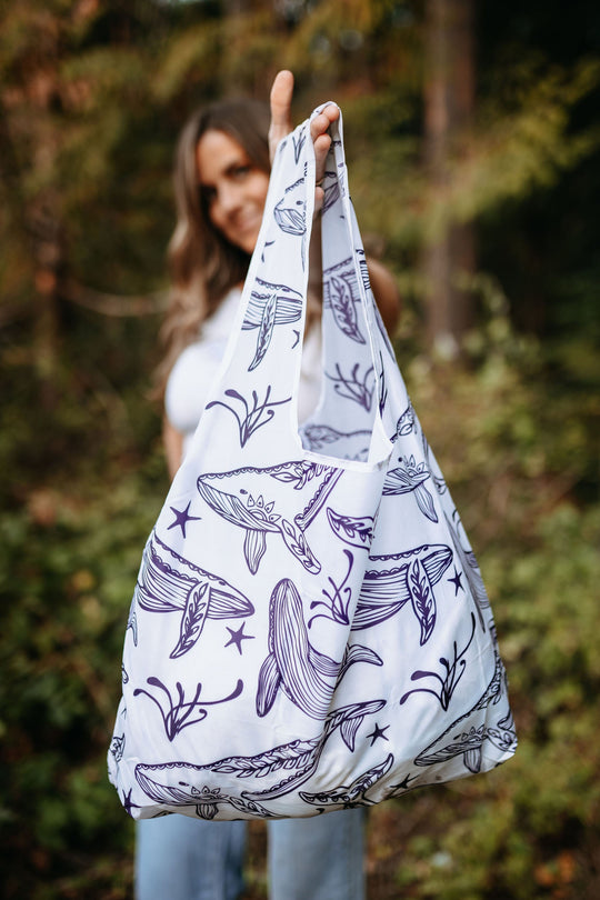 Majestic Humpbacks Foldable Shopping Bag