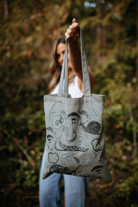 Forest Floor Canvas Cotton Tote