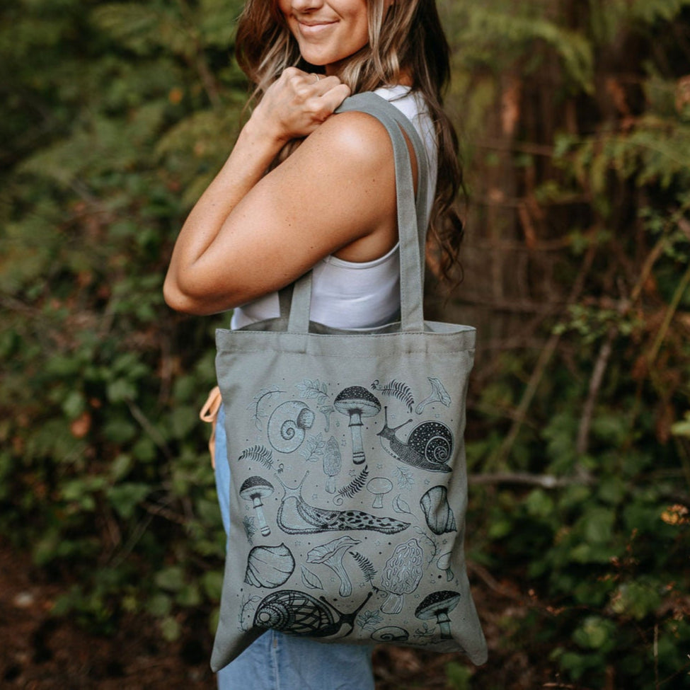 Forest Floor Canvas Cotton Tote