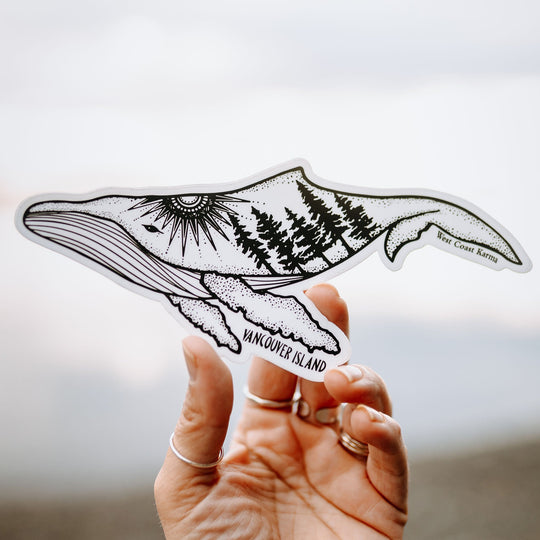 Vancouver Island Humpback Sticker