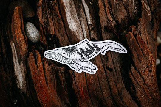 Vancouver Island Humpback Sticker
