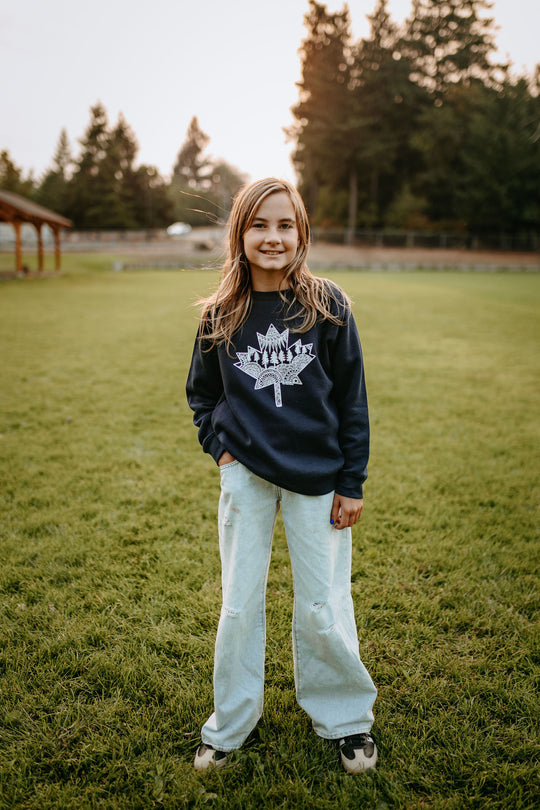 Maple Leaf Crew Kids/Youth Navy