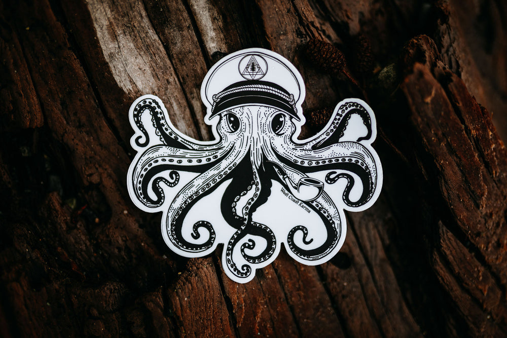 Captain Octo Sticker
