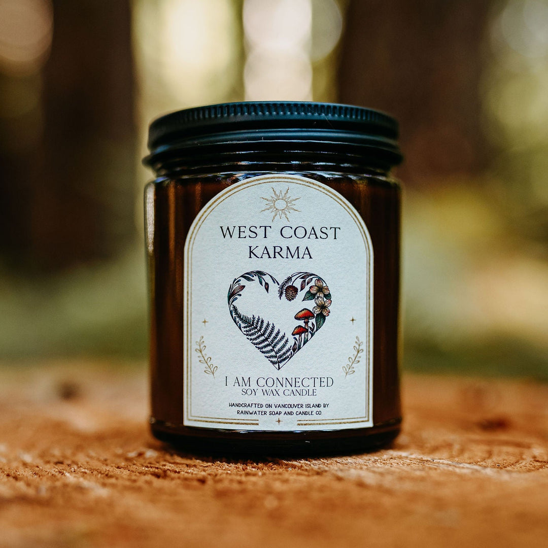 Forest Of Fir "I Am Connected" Affirmation Candle / bearpaw