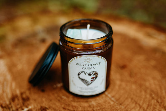Forest Of Fir "I Am Connected" Affirmation Candle / bearpaw