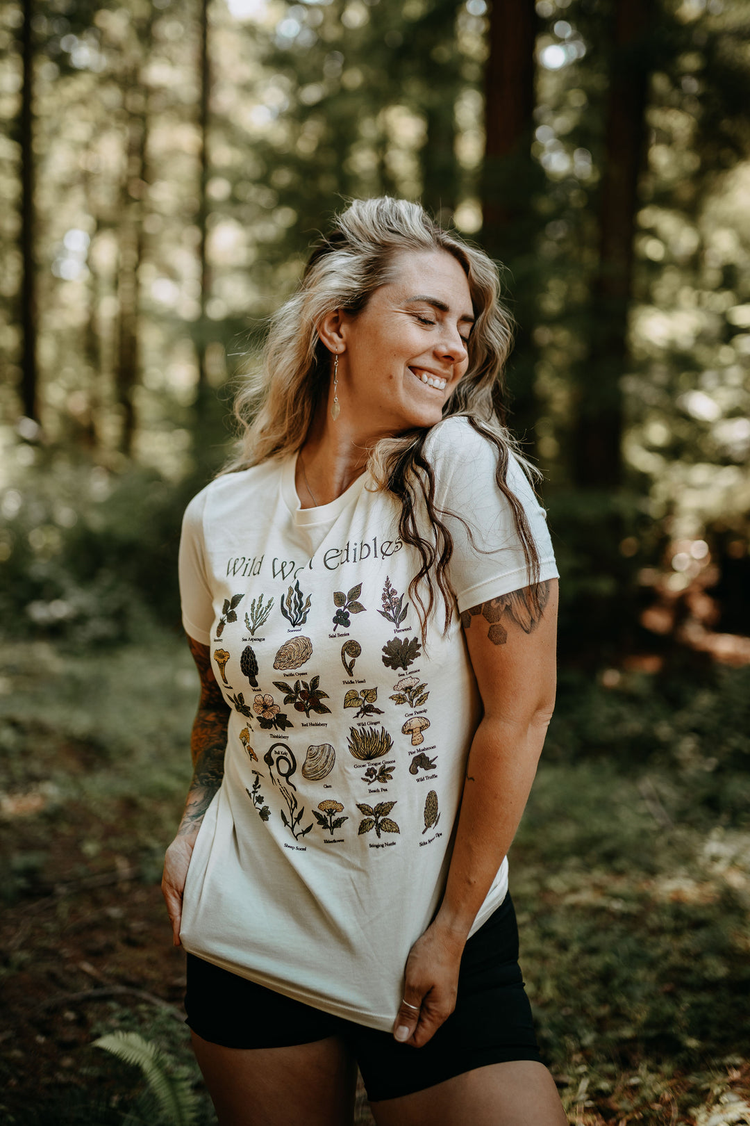 Wild West Edibles Ladies Tee in Natural