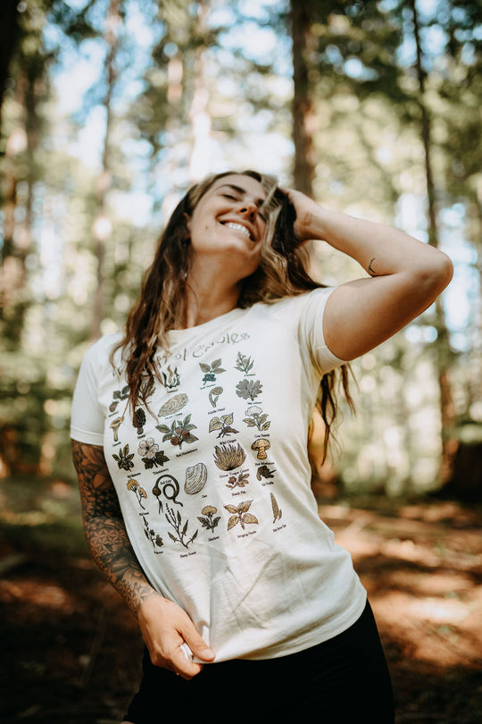 Wild West Edibles Ladies Tee in Natural