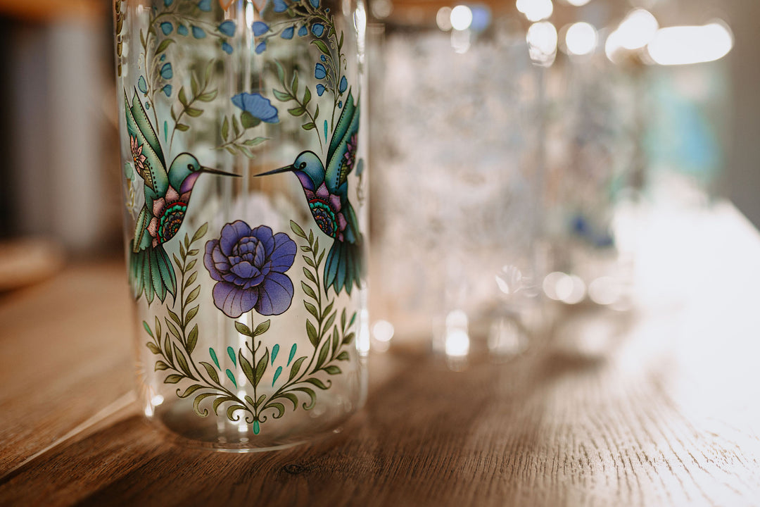 Cottage Hummingbird Tumbler