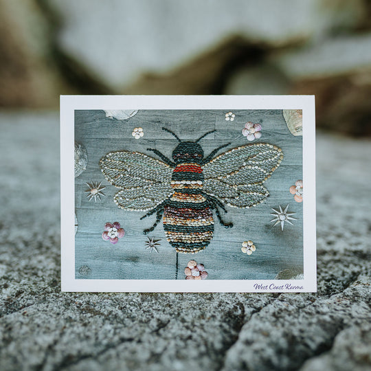 Bee Art Note Card