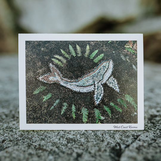 Forest Humpback Art Note Card