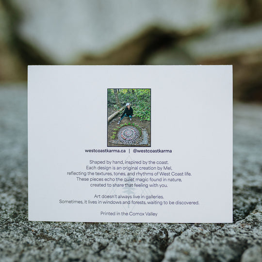 Forest Humpback Art Note Card