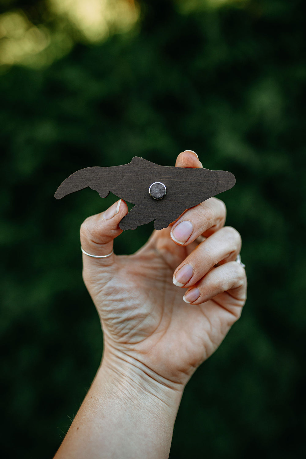 VI Nature Humpback Wooden Magnet