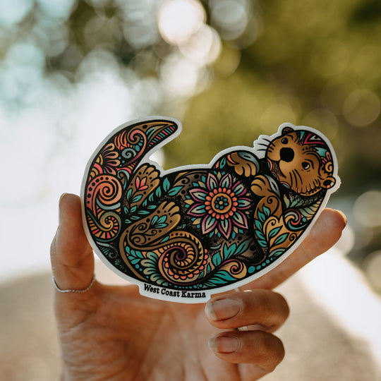 Sea Otter Sticker