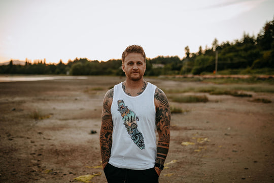 Colourful Vancouver Island Mens Tank