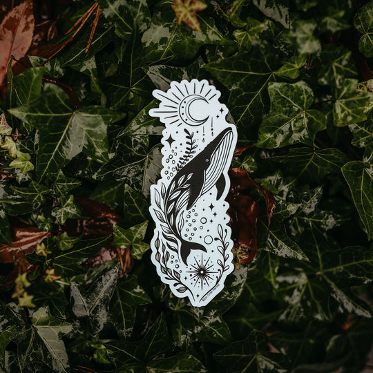 Majestic Whale Sticker