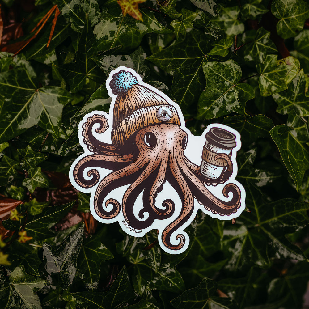 Cozy Octo Sticker