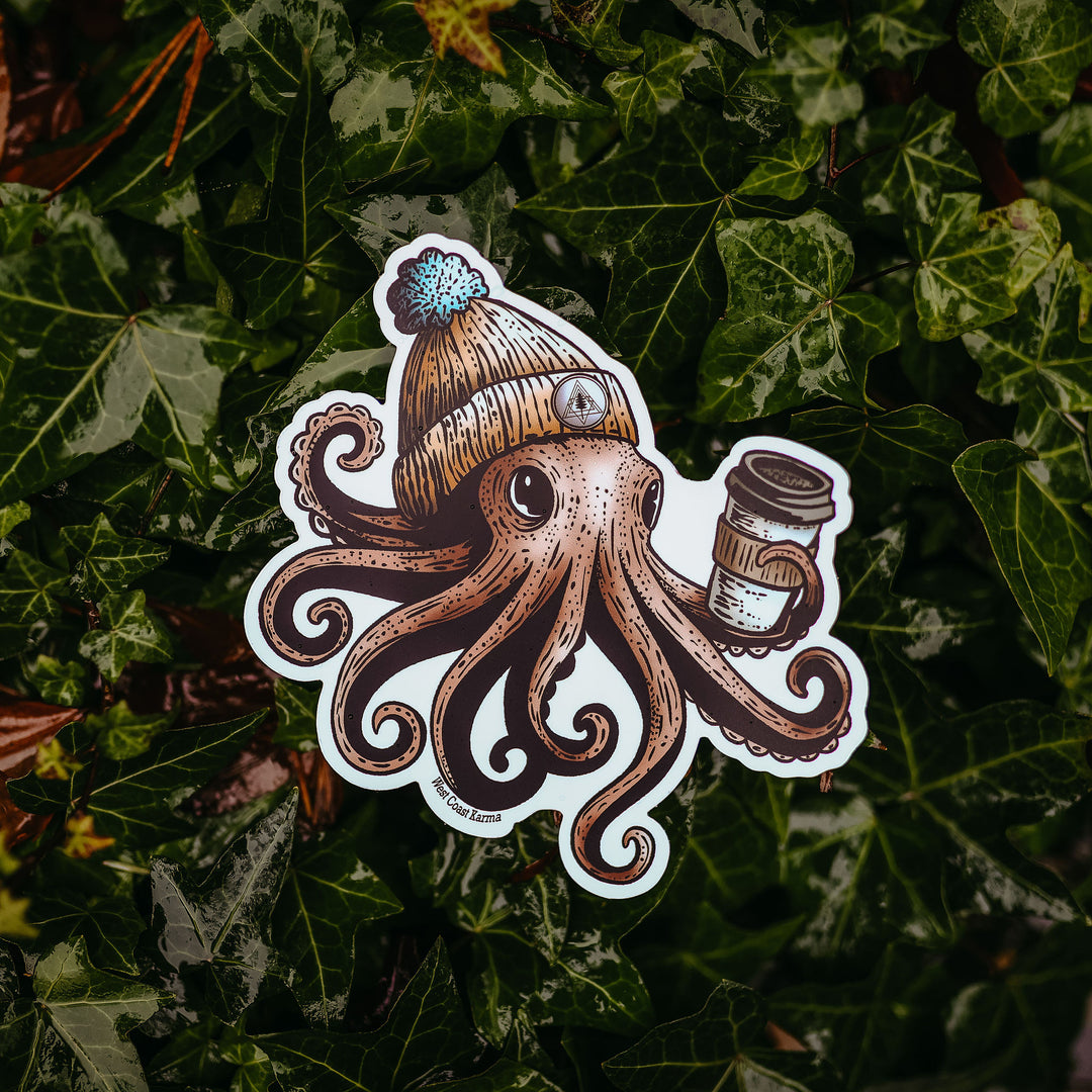Cozy Octo Sticker