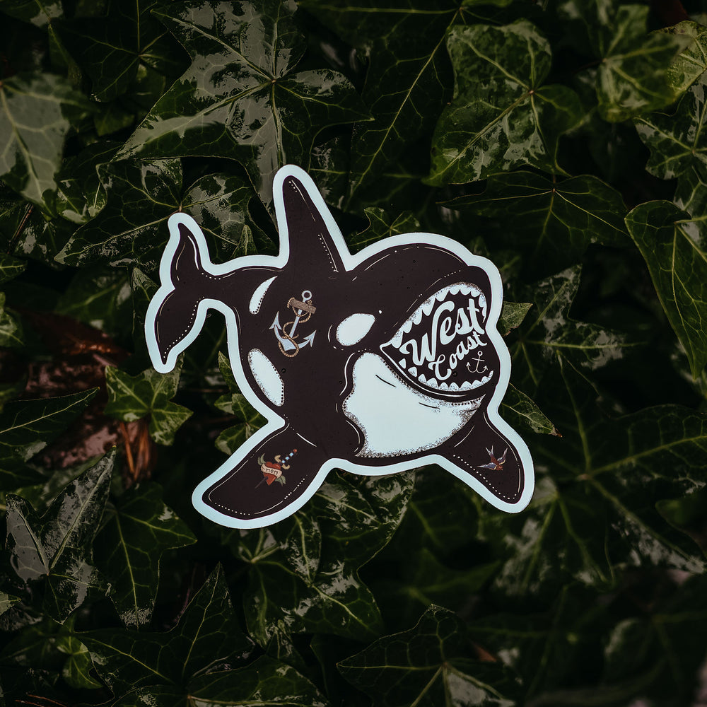 Bad A$$ Orca Sticker