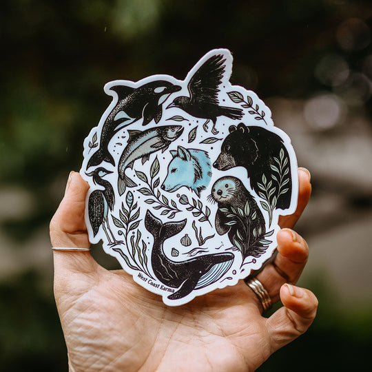 Nature Circle Sticker