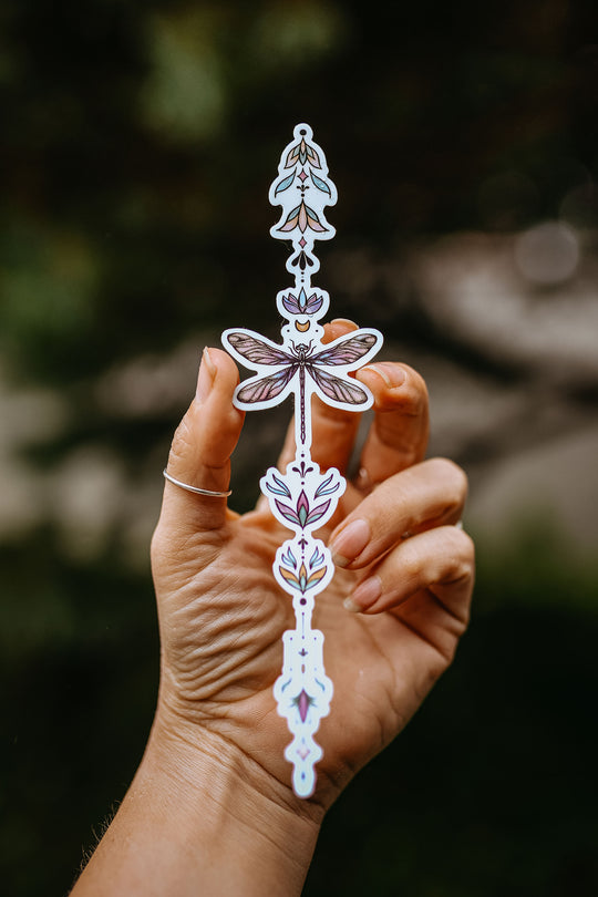 Dainty Dragonfly Stack Sticker