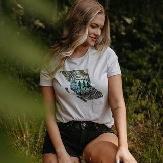 Explore BC Tee in Lavender Dust