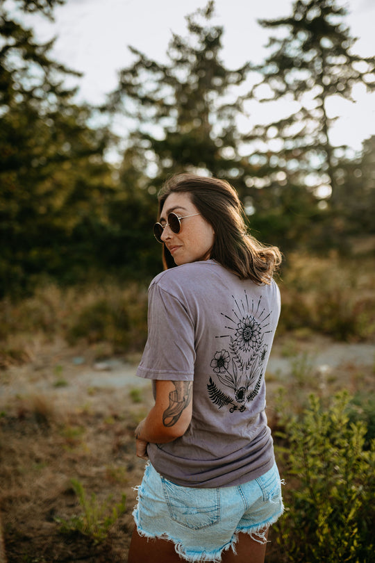 Sunflower Unisex Vintage Tee in Zinc