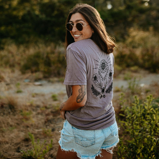 Sunflower Unisex Vintage Tee in Zinc