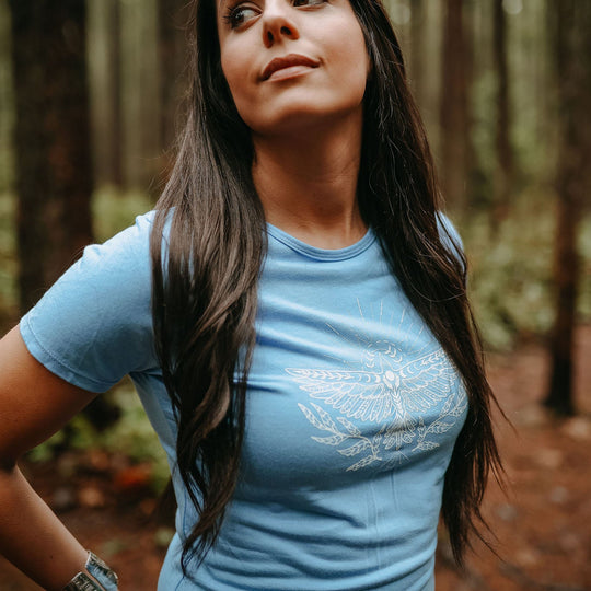 Sun Bird Ladies Bamboo Fitted Tee * Made In Canada*