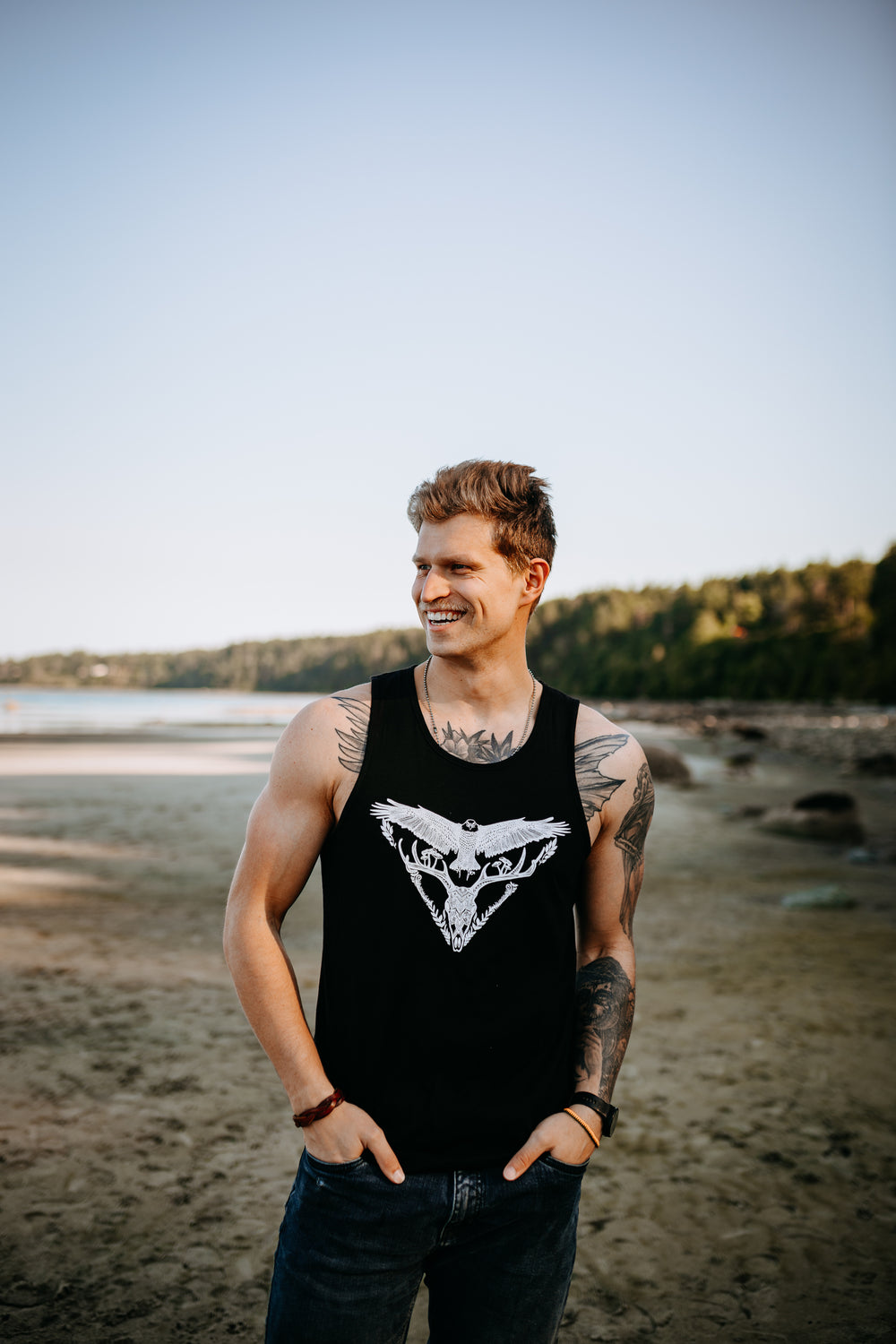 Eagle Deer Tank in Black