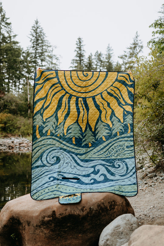 Wild West Coast Adventure Blanket