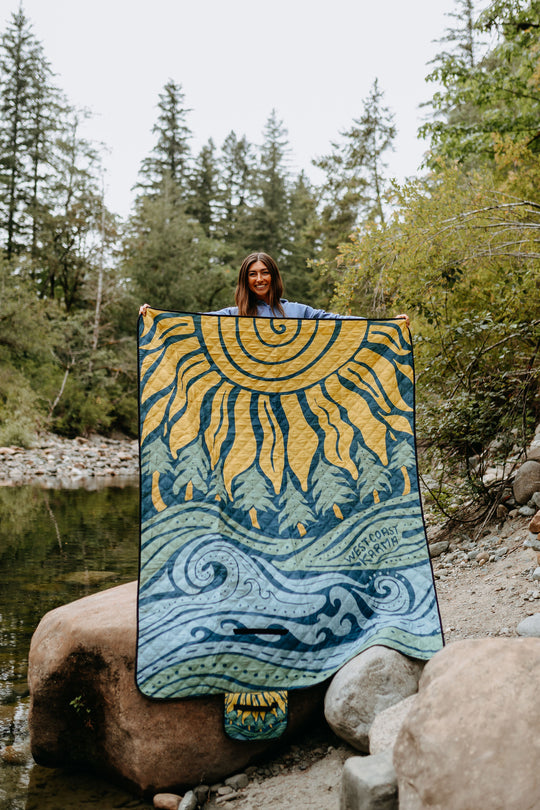 Wild West Coast Adventure Blanket
