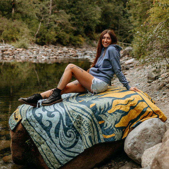 Wild West Coast Adventure Blanket