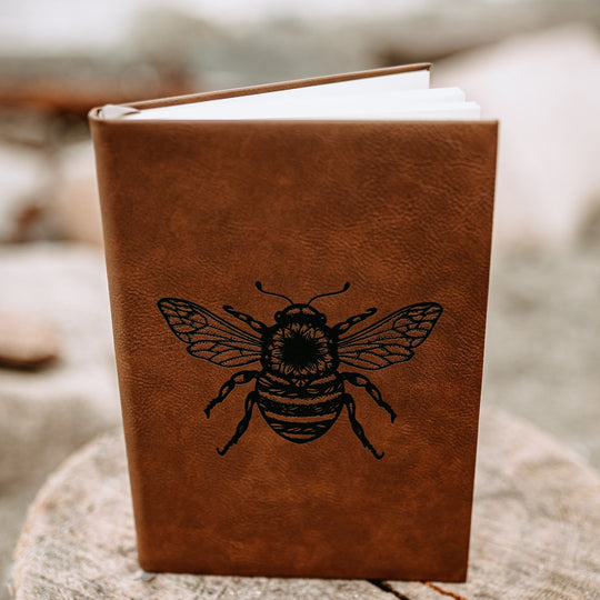 Sunflower Bee Journal in Brown