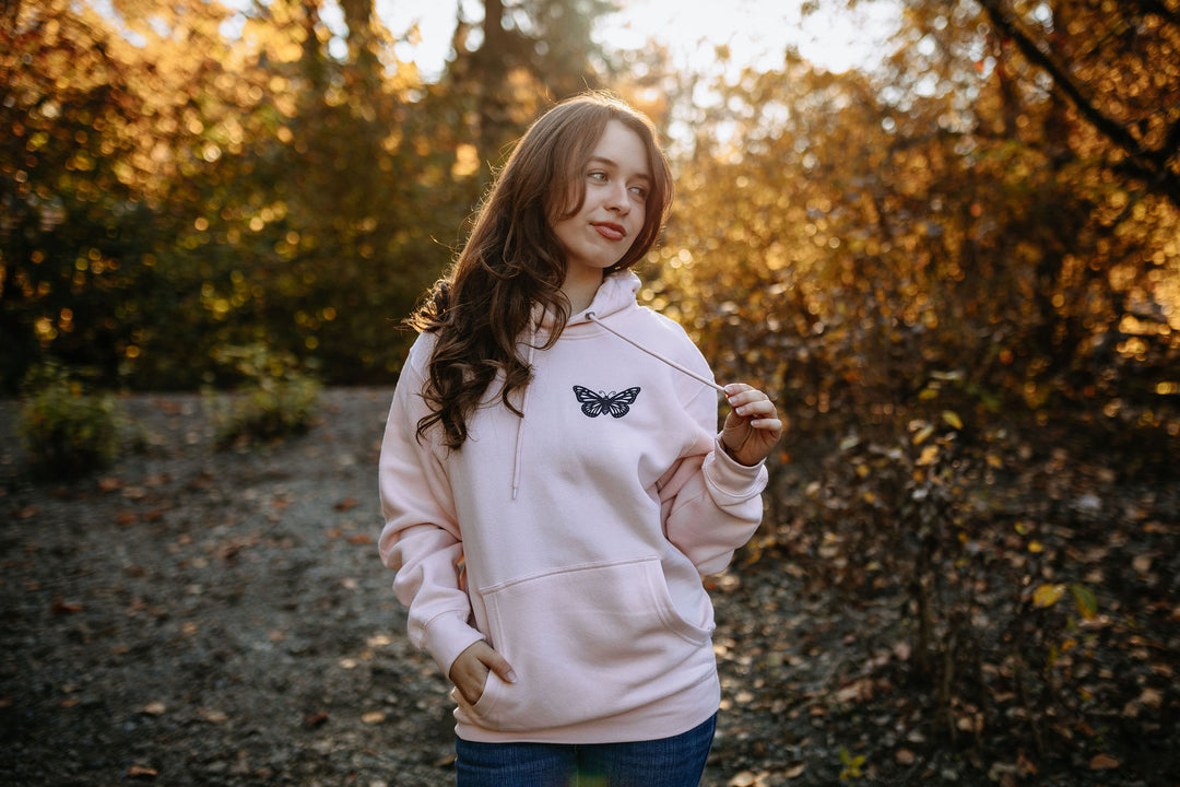 Be the Change Hoodie - Pale Pink