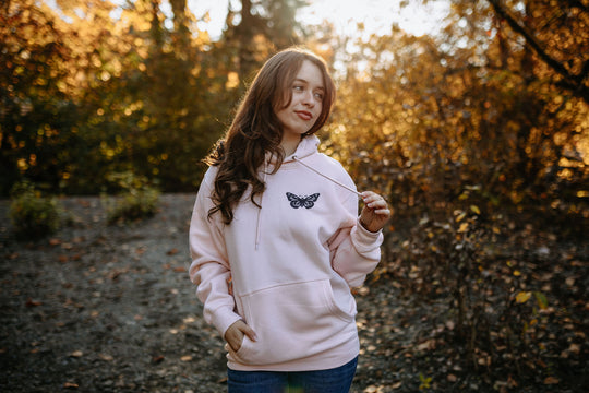 Be the Change Hoodie - Pale Pink