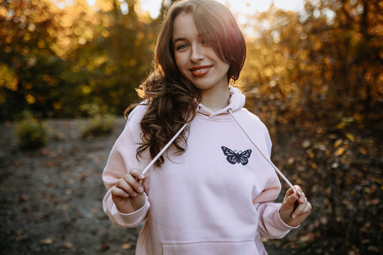 Be the Change Hoodie - Pale Pink