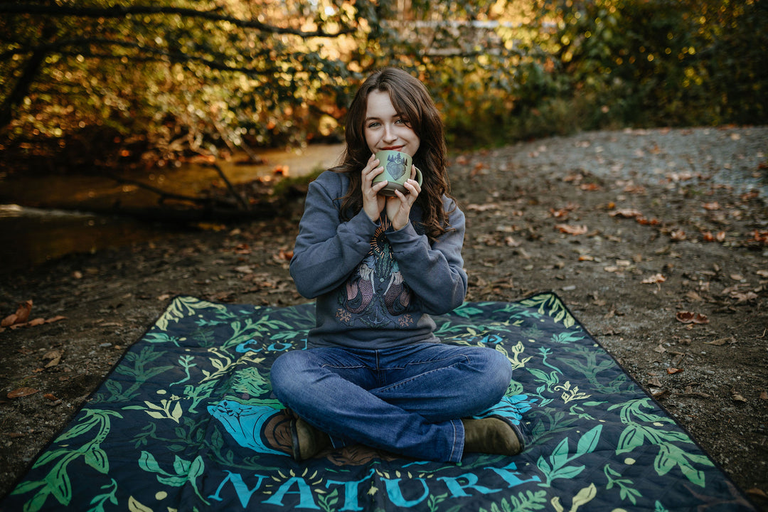 Connected To Nautre Adventure Blanket