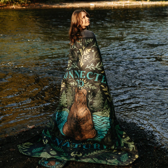 Connected To Nautre Adventure Blanket