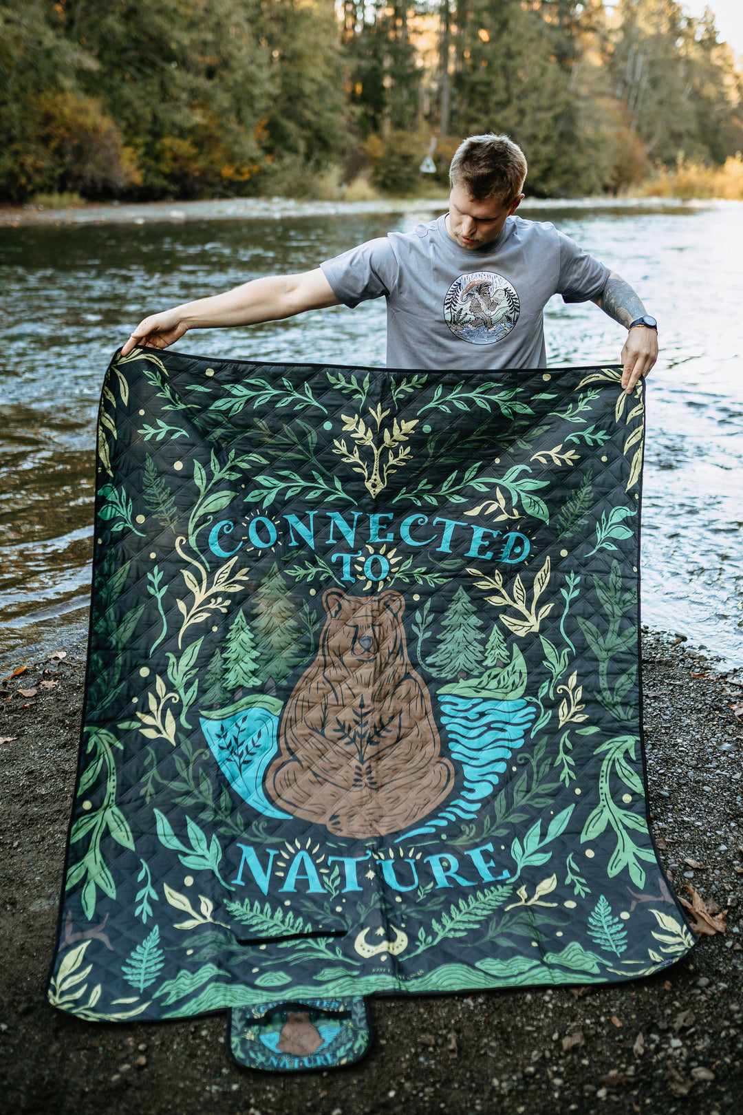 Connected To Nautre Adventure Blanket