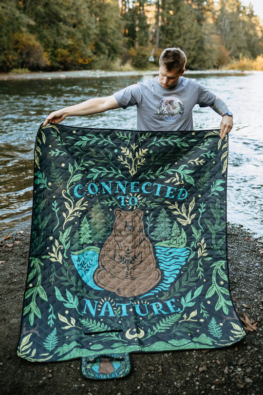Connected To Nautre Adventure Blanket