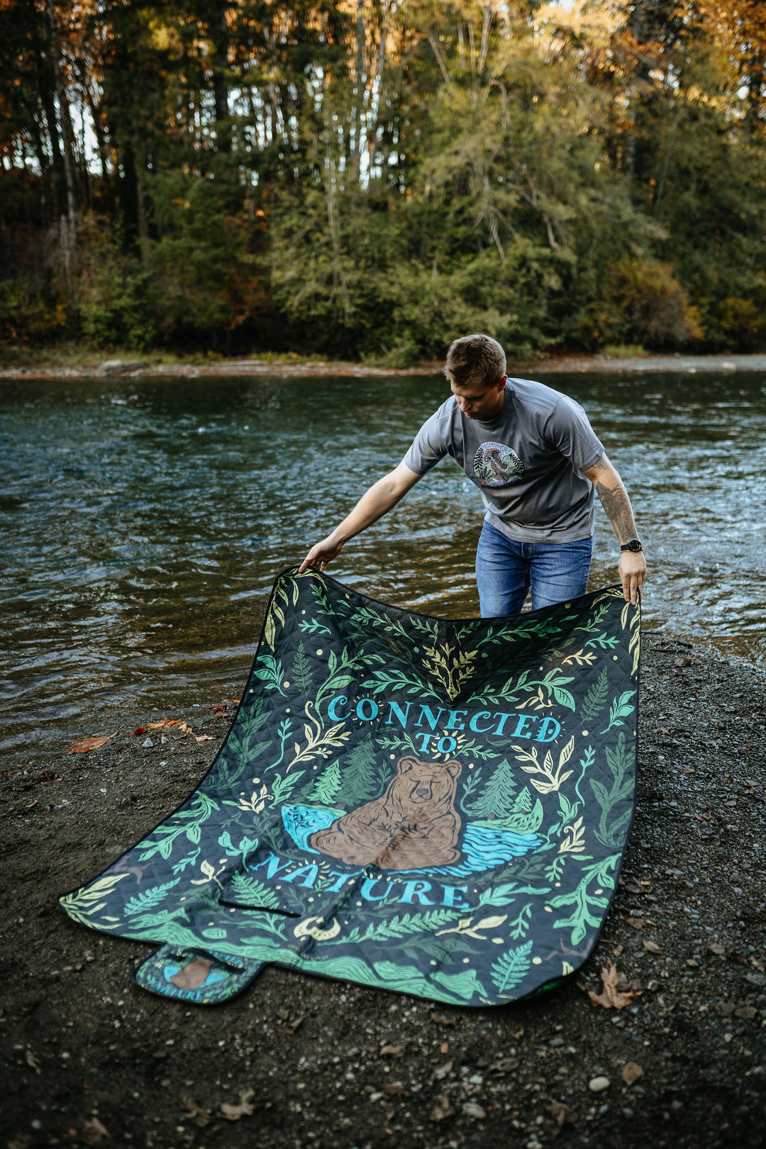 Connected To Nautre Adventure Blanket