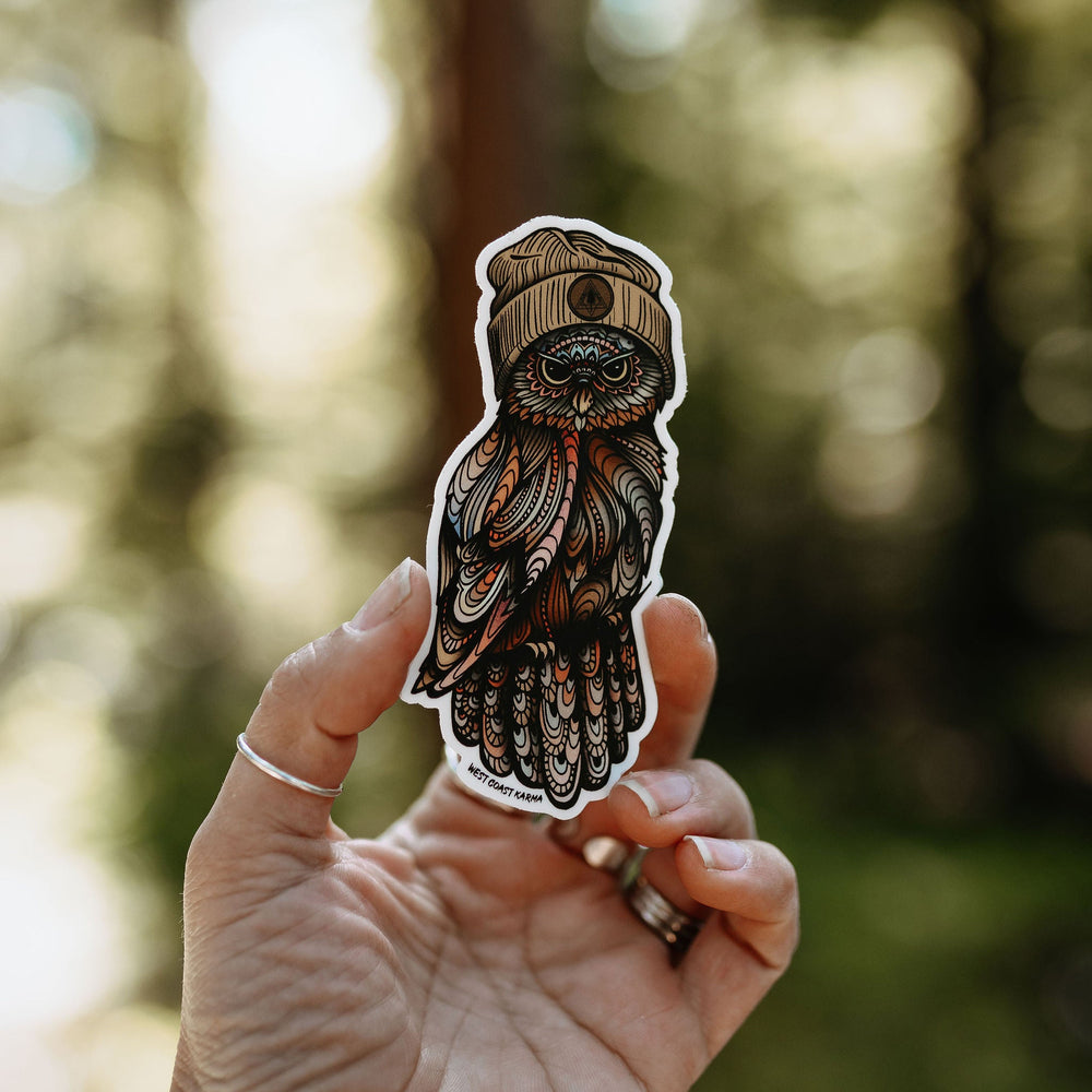 Cozy little Owl Sticker